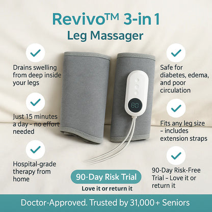LegEase™ 360° Air Compression Calf & Foot Massager