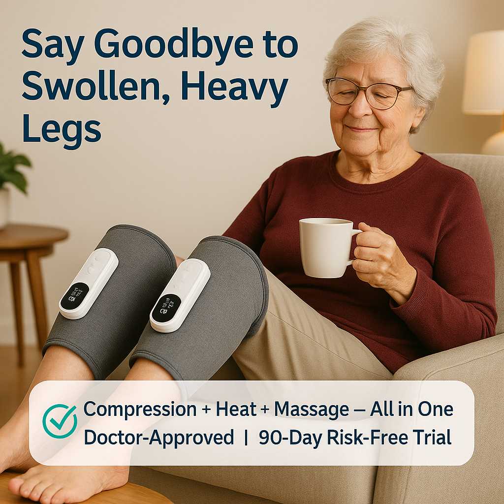 LegEase™ 360° Air Compression Calf & Foot Massager